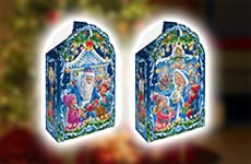 Фигурная «Новогодняя карусель»